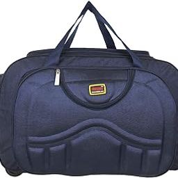 Waterproof Polyester Lightweight 60 L Luggage Travel Duffel Bag with 2 Wheels-image-59