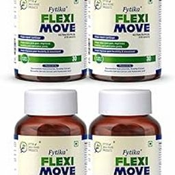 Fytika Flexi Move - Joint Support Supplement, Glucosamine, Rosehip, Boswellia Serrata, Supports Bone, Joint, Cartilage Health, For Men, Women - 120 Tablets (Pack of 4)-23