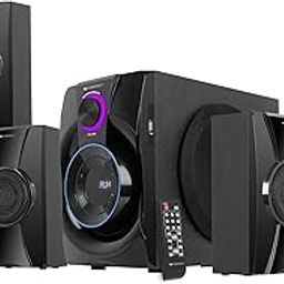ZEBRONICS Basso 100 5.1 Home Theater Speaker with 5.25" Subwoofer, 90W RMS Powerful Bass, Bluetooth 5.1, Wall Mount, AC-3 Surround Sound, RGB Ring Light, Remote Control & LED Display-13