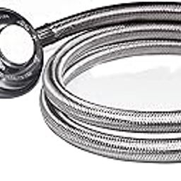 DOZYANT 5 Feet Propane Regulator Hose Replacement with Propane Tank Gauge, Stainless Steel Braided Hose for Burner Stove, Gas Water Heater, Forced Air Heater, Smoker, Burner-picture-18