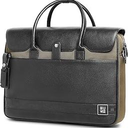 Aristo Laptop Bag for Men | Office Bag for Men & Women | With Padded Compartment | Vegan Leather & Nylon Fabric | Fits Up to 15.6" Laptop & MacBook, 13L-image-53