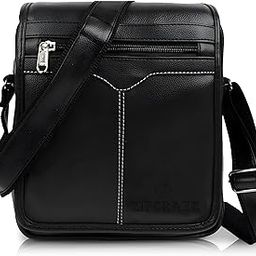 Synthetic Leather Sling Bag for Men | Chest Slinger bag | Crossbody Bag | Side Bag Men | Mini Leather Slings | Corporate Gift Item | Travel Sling Bag | Stylish Messenger Bag-image-83