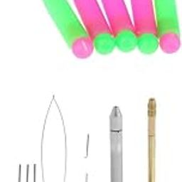 The Style Sutra Crochet Hooking Ventilating Latch Pulling Latch Hook Loop Needles Holder Set|Health & Beauty | Hair Care & Styling | Hair Extensions & Wigs | Wig & Extension Supplies-52