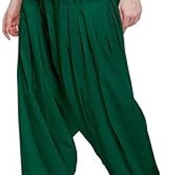 Woman's Plain Cotton SEMI Patiala Salwar Free Size || Patiala || Patiala Pants || Cotton Patiala || Free Size-image-55