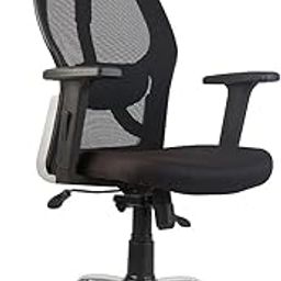 CELLBELL Tauras C100 Mesh High Back Home & Office Chair/Computer Chair/Study Chair/Revolving Chair/Desk Chair for Work from Home Metal Base Seat Height Adjustable Chair with 3 Years of Warranty Black-image-56