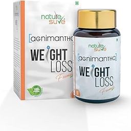 Nature Sure Agnimantha Weight Loss Formula for Men and Women – (60 Capsules Each) (Pack of 1 (60 Capsules))-0