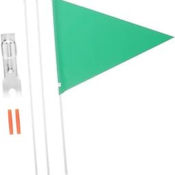 POPETPOP Bike Flag Kit Green Safety Flag for Boys and Girls Long-lasting Easy to Use for Biking-image-6