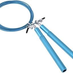 Meadawgs® Adjustable Skipping Jump Rope Wooden Handle Rope Fitness Equipment Blue-picture-20