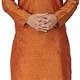 Men's Jacquard Silk Embroidered Kurta Pyjama Set Paisley Thread Work Festive Party Dress-image-56