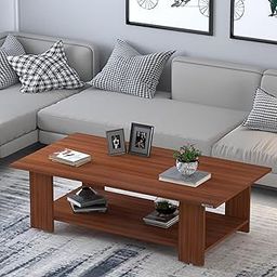 Redwud Cliffy Engineered Wood Coffee Table(Finish Color - Walnut, DIY(Do-It-Yourself))-picture-13