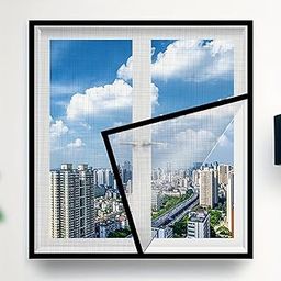 Woodluck Mosquito Net for Window | Black 130 cm x 60 cm | Fiberglass Mesh | Pre Stitched Window Net for Home Door Kitchen Bathroom Balcony | Durable Mesh for Windows | Ready to Use Insects Nets-27
