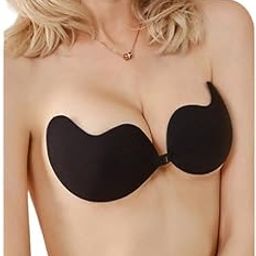 Women's & Girl's Strapless Push Up Adhesive Wire Free Stick On Invisible Bra (Pack-of-1) Multicolour-picture-18