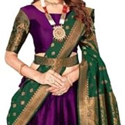 HALF SAREE JECARD LEHANGA Women Lahenga Choli-picture-28