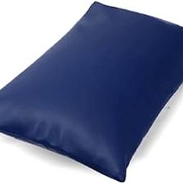 Kingdom Pillow Lumara Clinic Hospital Patient Medical Pillow 16"X 24" White Pillow With Navy Blue Leather Zip Cover Washable Pillow Number Of Pieces 1-18