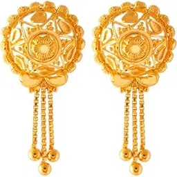 p.c. chandra jewellers 22k (916) Yellow Gold Stud Earrings for Women-picture-29