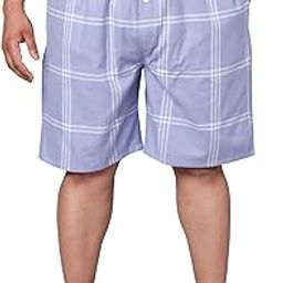 Men's Plus Size Boxers | 100% Cotton | Regular Fit, Mid Rise | Print Pattern | 2 Side Pockets-image-31