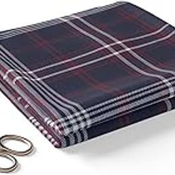 BIGREAMS Unstitched 100% Cotton Checkered Shirt Fabric For Men's - 0% Color Fade, Tartan Checkered Causal Summer Shirt Piece, Breathable Fabric, 150 CM WIDE-image-9