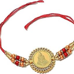 Khatu Shyam/Shyam Baba Golden Plated Rakhi (Pack of 2)-image-57