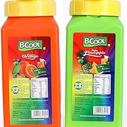 BCOOL Instant Orange & Pineapple Drink Mix Powder Refreshing Summer Beverage | Tasty and Healthy Hydration For Energy and Immunity | Easy to Make Ideal for Kids Adults (Each 500g, Pack of 2)-image-25