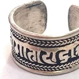 astroghar Handmade Adjustable All size Nepal Tibetan Om Mani mantra FINGER RING Handicraft-picture-38
