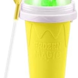 Smoothies Maker Cup, Magic Quick Frozen Smoothies Cup Cooling Cup Double Layer Squeeze Cup Slushy Maker (1 Pc)-image-55