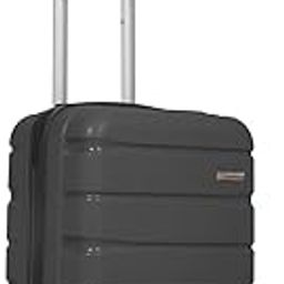 Unisex 8 Wheels Trolley Bag, Hard Cabin with Zipper Closure, Adjustable Push Button & Cross Side Strap, Lock System 360 Degree (55 CM, Dark Grey)-image-0