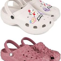 Premium Comfortable Regular Wear Women Clogs|Sandal for Women's & Girls-Combo(2)-O10-O24-6 Pink(COMBO(2)-O10-O24-6_BZ)-image-29