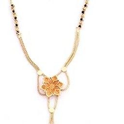 Light weight & Comfortable Gold plated Mangalsutra For Women Tali/Tanmaniya/Nallapusalu/Mangalsutra for Women-9