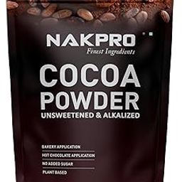 NAKPRO 100% Pure & Natural Unsweetened Plant Based Cocoa Powder, 150g | 22.5g Protein | Ideal for Cake, Baking, Hot Chocolate, Milkshakes & More-16