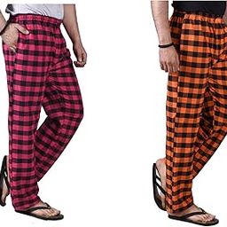 Printed Comfort and Style Combined: Cotton Men's Pajamas Pack of 2, (N716) Multicolour-image-77