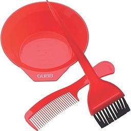 GUBB Hair Colouring Kit - Small Hair Dye Brush With Strong Nylon Bristles, Perfect For Hair Dyeing & Mehandi, Tail Comb & Mixing Bowl, Reusable & Easy to Clean, Complementary Comb For Hair Partition-36