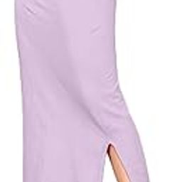 Cotton Blend Saree Shapewear for Women – Stretchable Straight Shape Petticoat Skirt with Side Cut and Adjustable Drawstring for Sarees and Dress Wear-image-96