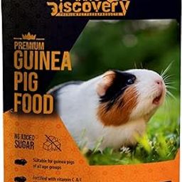 Taiyo Pluss Discovery Premium Guinea Pig Food - 500 g Pouch | Daily Nutrition for Guinea Pig-0