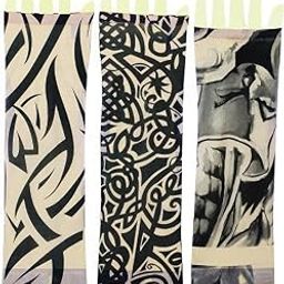 Navkar craft 3blk tattoo Nylon Arm Warmer (Multicolor)-image-62