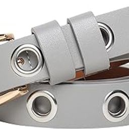 zacharias Women's Faux Leather Belt (fr-03_Grey_Free Size) (Pack of 1)-picture-2