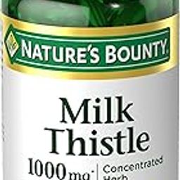 Nature's Bounty Silymarin Milk Thistle 1000mg - 50 Softgels-image-49