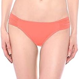 Women's Island Goddess Side Shirred Hipster Bikini Bottom-image-2