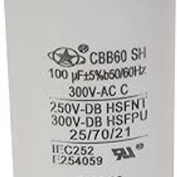 Yancheng Yatai CBB60 Operating Capacitor 100uF 300V AC 2-Wire 50/60Hz, Used for Motor Blower air Compressor and air Conditioner Compressor Replacement Part-picture-9