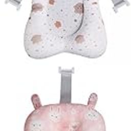 CALANDIS™ 2pcs Comfortable Bath Support Seat Adjustable Soft Baby Toddler 0-12 Months | Bathing & Grooming-image-88