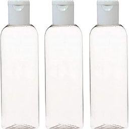 Mshine 200ml Clear PET Round Bottles with Black Flip Cap for Oil, Lotion, Shampoo, Sanitizer – Reusable (ROUND) Pack Of 12-image-15