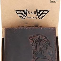Leo Vintage Brown Leather Wallet for Men with RFID Blocking 10 Cards Slots-image-37