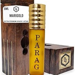 Parag Fragrances Marigold Attar (Grade 1 & Bhapka Processed) With Hand Crafted Wooden-image-65