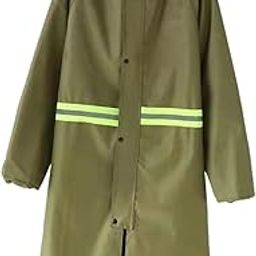 Raincoat with Hood Lightweight Rain Coat for Trekking Outdoor Work Men Women|Clothing, Shoes & Accessories | Mens Clothing | Coats & Jackets|1 Piece Raincoat-44