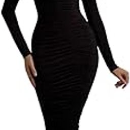 TRAQUILA Full Sleeve midi Length Dress for Women-image-40