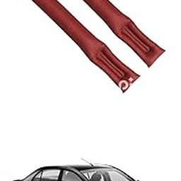 LOVMOTO Universal Car Gap Filler Organiser Car Seat Gap Filler, Car Seat Gap Organiser, PU Leather Car Accessories, Car Seat Console Side Pockets for Storage Comfortable With Ind-igo Man-za-image-17