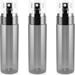 Fennec Mart Refillable Spray Bottle 100ml Small Fine Mist Bottles for Haircare, Salons, Skin Care & Plants Black Plastic, Travel Size & Durable (3)-picture-19