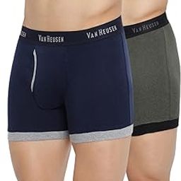 Men Trunks - 100% Combed Cotton - Pack of 2 - Anti Bacterial, Colour Fresh, Moisture Wicking-image-74