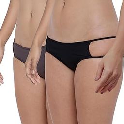 BASIICS Erótico Exotic Bikini Panty for Women Combo Pack | Bikini Underwear Panties for Women Innerwear Pack of 2-image-78