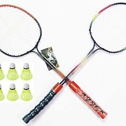 VINOX Badminton Gear Set | Sturdy Rackets & Shuttlecocks | Lightweight, Travel-Friendly & Built for All Skill Levels-picture-1