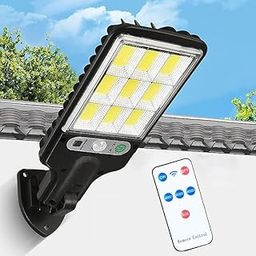 HEYEZEXI 180W Led Solar Street Light Outdoor,10000LM IP65 Waterproof Solar Security Flood Lights Outdoor Motion Sensor, Dusk to Dawn Solar LED Light Lamp with Remote Control for Yard,Parking Lot 1pcs-image-80